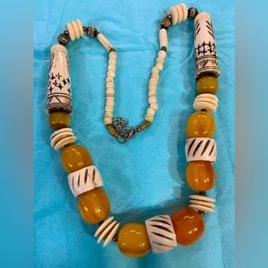 Vintage Ox bone necklace